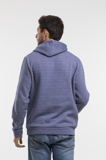 Süperlife Kapşonlu Uzun Kollu Baskılı Dar Kalıp İnce Erkek Sweatshirt SPR 2019K61