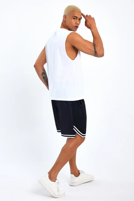 Süperlife Erkek Bisiklet Yaka Regular Fit  Brooklyn Baskılı  Tişört SPR22TS116