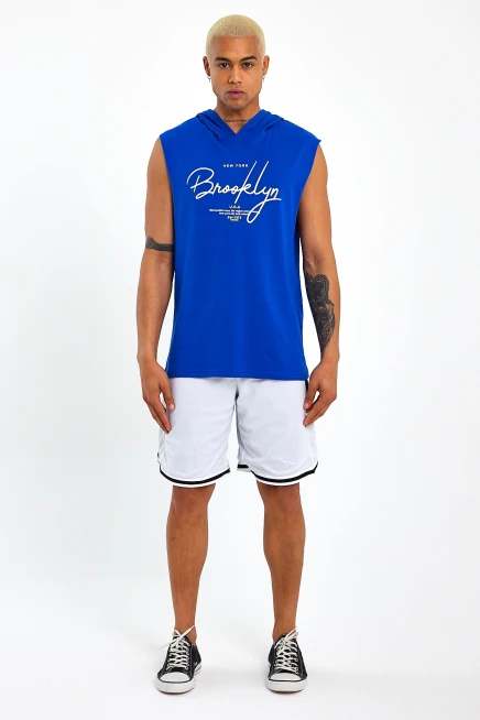 Süperlife Erkek Kapşonlu Regular Fit Tişört SPR22TS118