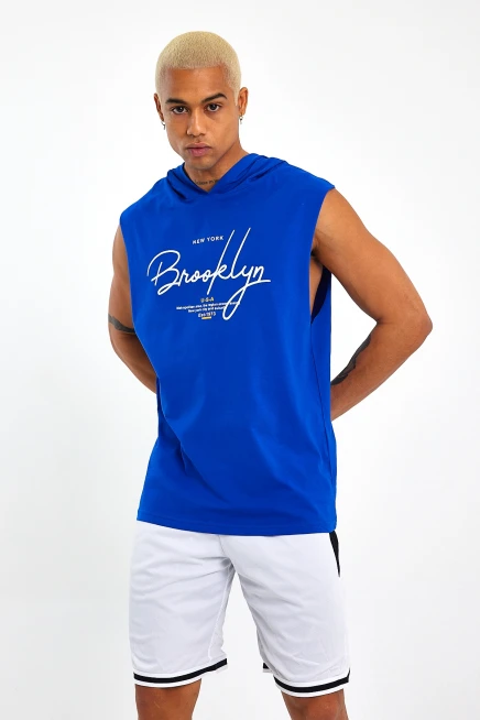 Süperlife Erkek Kapşonlu Regular Fit Tişört SPR22TS118