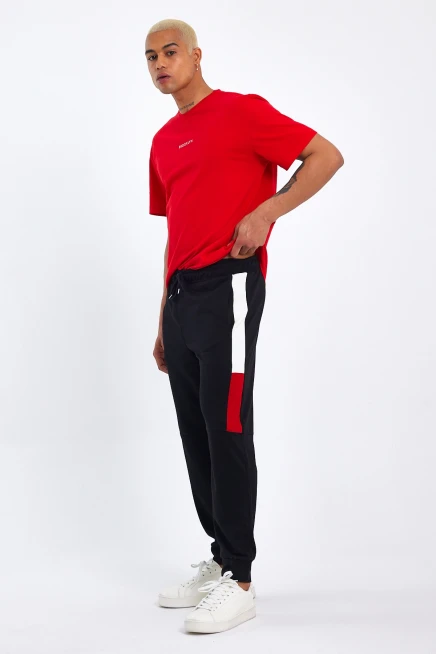 Süperlife Erkek Garnili Regular Fit İnce Eşofman Altı SPR23EA351