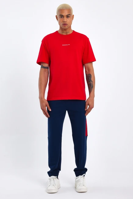 Süperlife Erkek Garnili Regular Fit İnce Eşofman Altı SPR23EA351