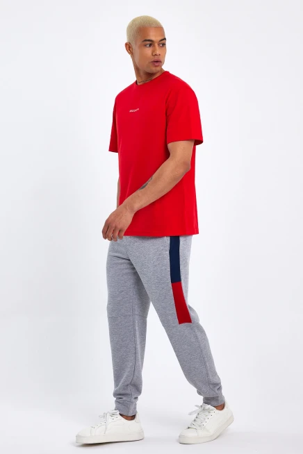 Süperlife Erkek Garnili Regular Fit İnce Eşofman Altı SPR23EA351