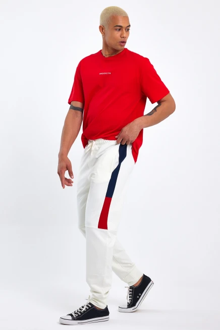 Süperlife Erkek Garnili Regular Fit İnce Eşofman Altı SPR23EA351