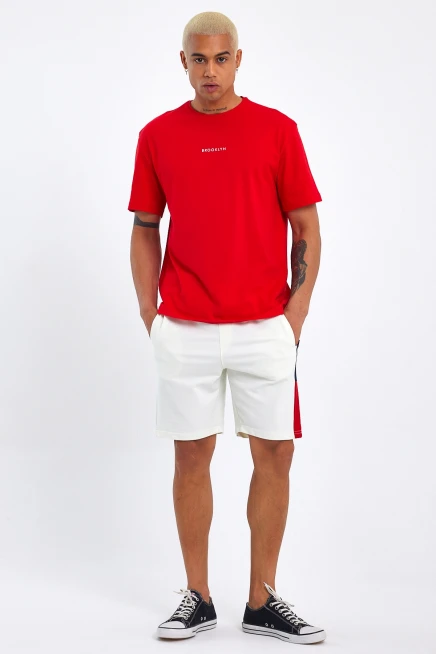 Süperlife Erkek Regular Fit Garnili Şort SPR23SR321