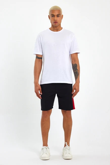 Süperlife Erkek Regular Fit Garnili Şort SPR23SR321