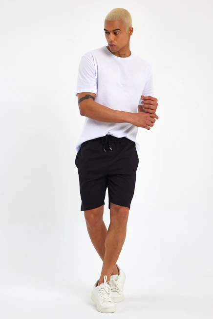 Süperlife Erkek Regular Fit Garnili Şort SPR23SR321