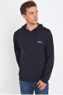 Süperlife Kapşonlu Uzun Kollu Baskılı Dar Kalıp İnce Erkek Sweatshirt 2019K26