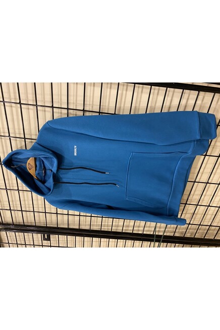 Süperlife Kapşonlu Uzun Kollu Baskılı Dar Kalıp İnce Erkek Sweatshirt SPR 2019K61