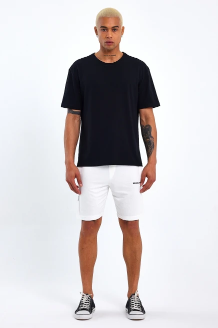 Süperlife Erkek Slim Fit Air Brooklyn Basklı Şort SPR 2020Y09