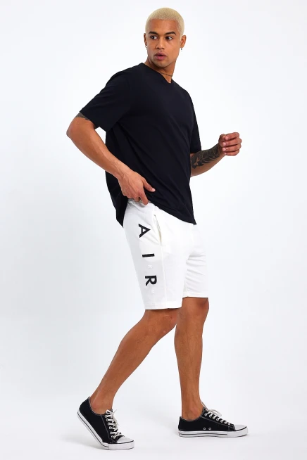 Süperlife Erkek Slim Fit Air Brooklyn Basklı Şort SPR 2020Y09