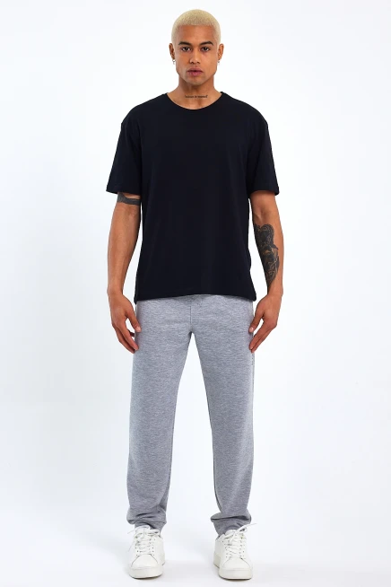 Süperlife Erkek Regular Fit Broklyn Baskılı İnce Eşofman Altı SPR 203 