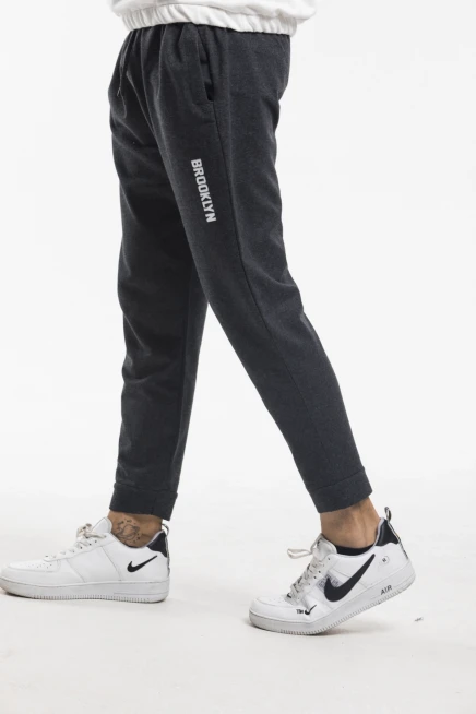 Süperlife Erkek Regular Fit Broklyn Baskılı İnce Eşofman Altı SPR 205