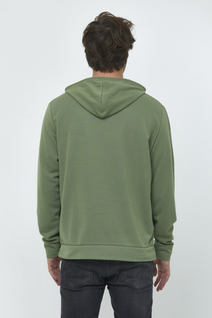 Süperlife Erkek Kapşonlu Regular Fit İnce Sweatshirt SPR 20K55