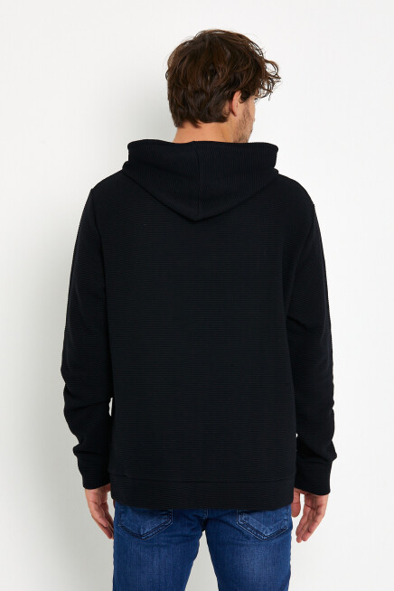 Süperlife Erkek Kapşonlu Regular Fit İnce Sweatshirt SPR 20K55