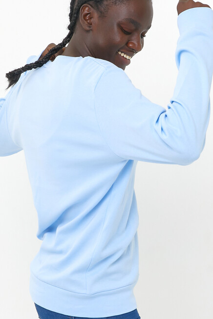 Süperlife Kadın Bisiklet Yaka Regular Fit Sweatshirt spr21k17