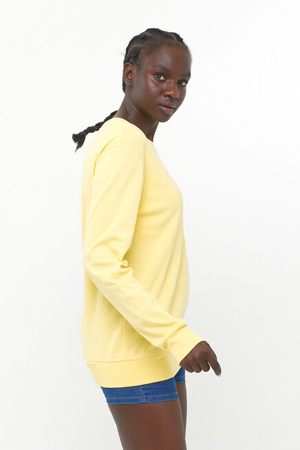 Süperlife Kadın Bisiklet Yaka Regular Fit Sweatshirt spr21k17