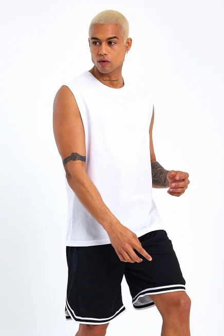 Süperlife Erkek Bisiklet Yaka Standart &Regular Kalıp Tişort SPR21Y03