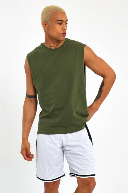 Süperlife Erkek Bisiklet Yaka Standart &Regular Kalıp Tişort SPR21Y03