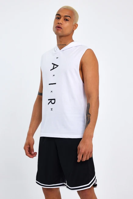 Süperlife Erkek Kapşonlu Standart &Regular Fit  Aır Baskılı Tişort SPR21Y07