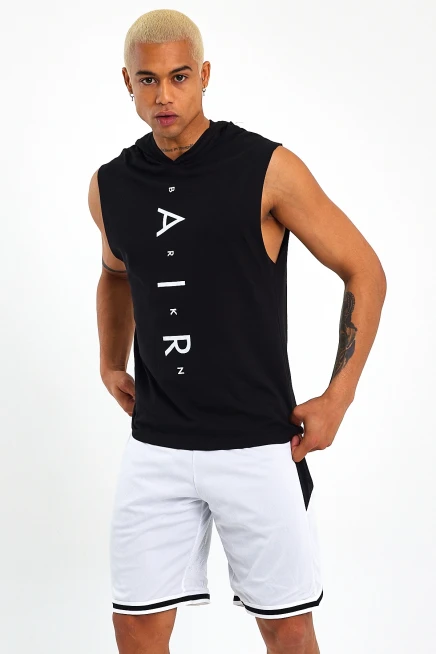 Süperlife Erkek Kapşonlu Standart &Regular Fit  Aır Baskılı Tişort SPR21Y07