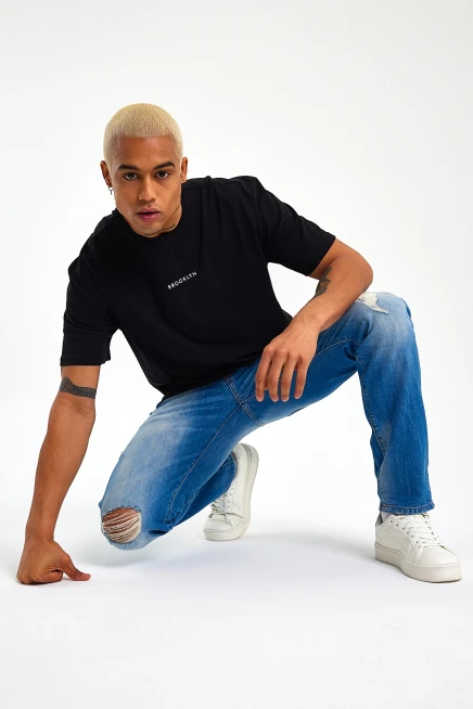 Süperlife Erkek Bisiklet Yaka Standart &Regular Fit SPR21Y27