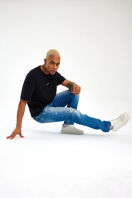 Süperlife Erkek Bisiklet Yaka Standart &Regular Fit SPR21Y27