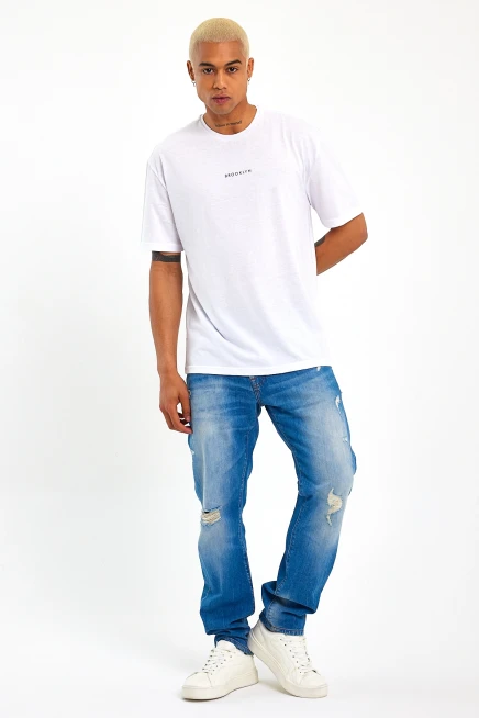 Süperlife Erkek Bisiklet Yaka Standart &Regular Fit SPR21Y27