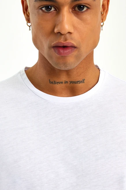 Süperlife Erkek Bisiklet Yaka  Standart &Regular Fit Tişort SPR21Y30