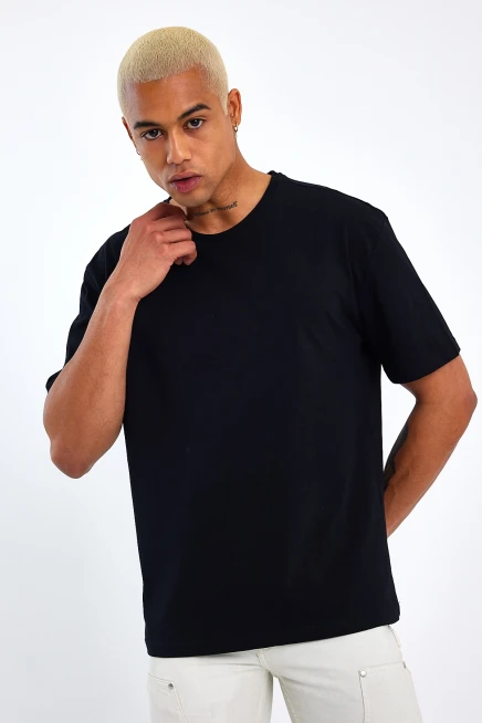 Süperlife Erkek Bisiklet Yaka  Standart &Regular Fit Tişort SPR21Y30