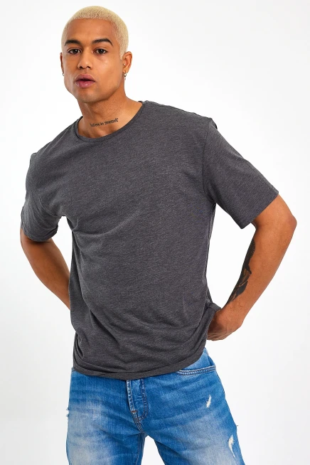 Süperlife Erkek Bisiklet Yaka  Standart &Regular Fit Tişort SPR21Y30