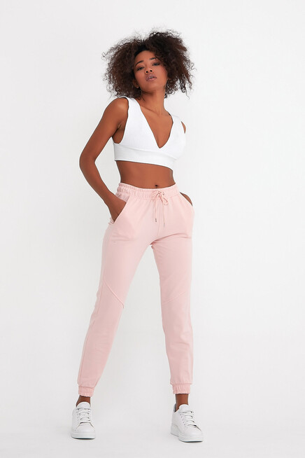 Süperlife Kadın Regular Fit İnce Eşofman Altı SPR22BE158 