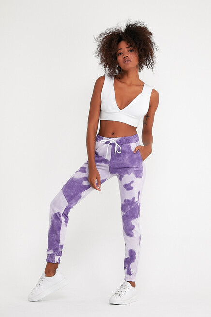 Süperlife Kadın Regular Fit İnce Eşofman Altı SPR22BE158 