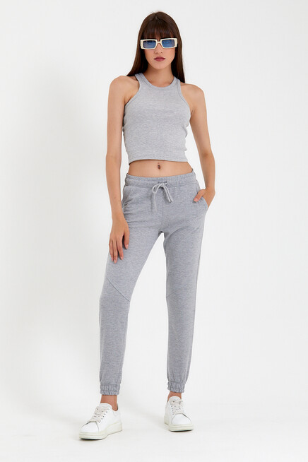 Süperlife Kadın Regular Fit İnce Eşofman Altı SPR22BE158 