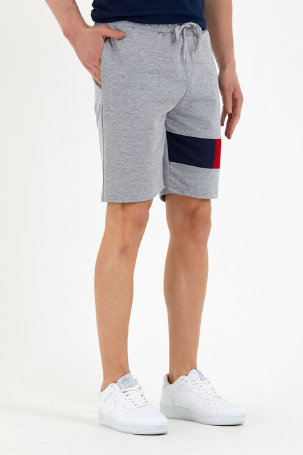 Süperlife Erkek Regular Fit Orta Boy Garnili Şort SPR22SR193