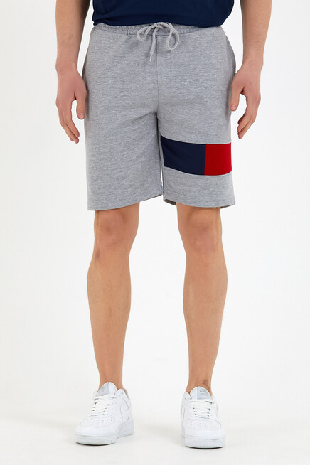 Süperlife Erkek Regular Fit Orta Boy Garnili Şort SPR22SR193