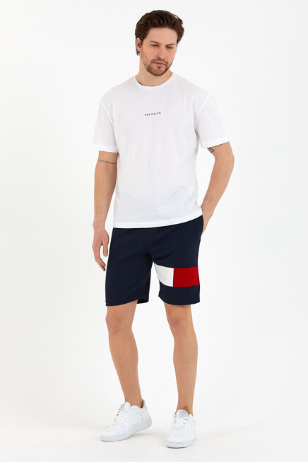 Süperlife Erkek Regular Fit Orta Boy Garnili Şort SPR22SR193