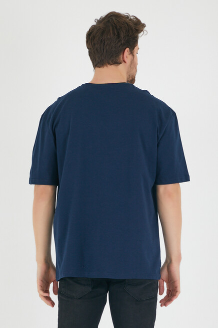 Süperlife Erkek Bisiklet Yaka Standart &Regular Fit Tişort SPR22TS110