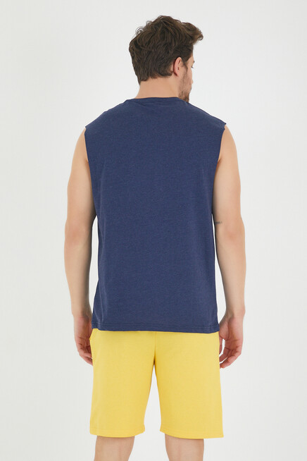 Süperlife Erkek Bisiklet Yaka Regular Fit N Baskılı Tişört SPR22TS117