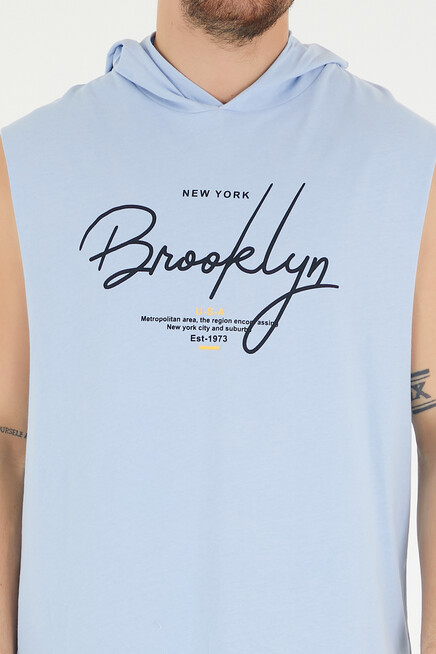 Süperlife Erkek Kapşonlu Regular Fit Tişört SPR22TS118