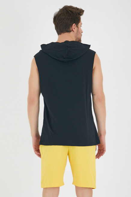 Süperlife Erkek Kapşonlu Regular Fit Tişört SPR22TS118