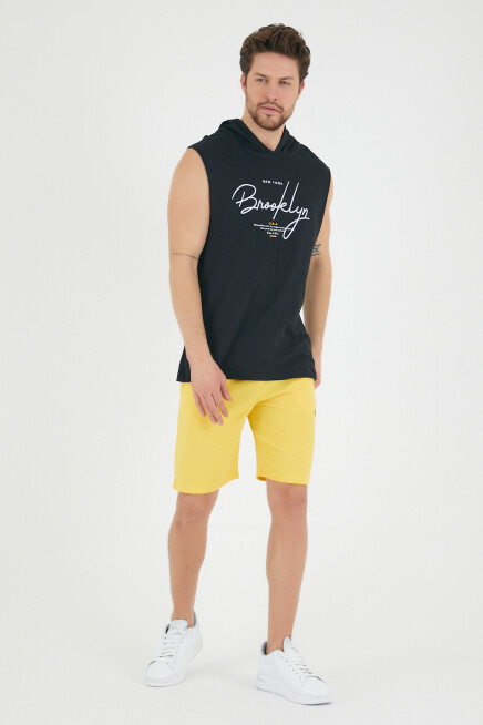 Süperlife Erkek Kapşonlu Regular Fit Tişört SPR22TS118