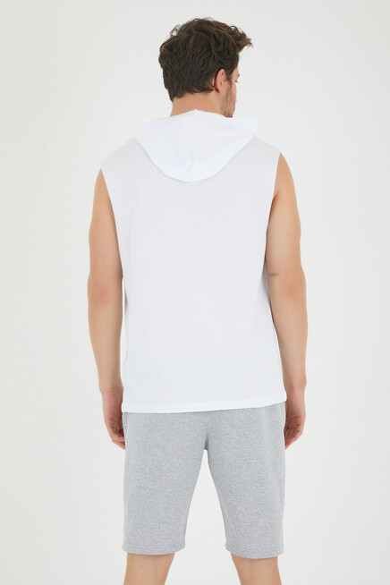 Süperlife Erkek Kapşonlu Regular Fit Brooklyn Baskılı Tişört SPR22TS121