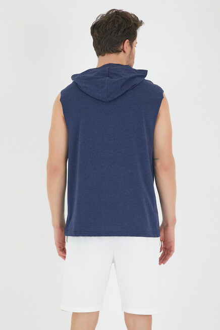 Süperlife Erkek Kapşonlu Regular Fit Brooklyn Baskılı Tişört SPR22TS121