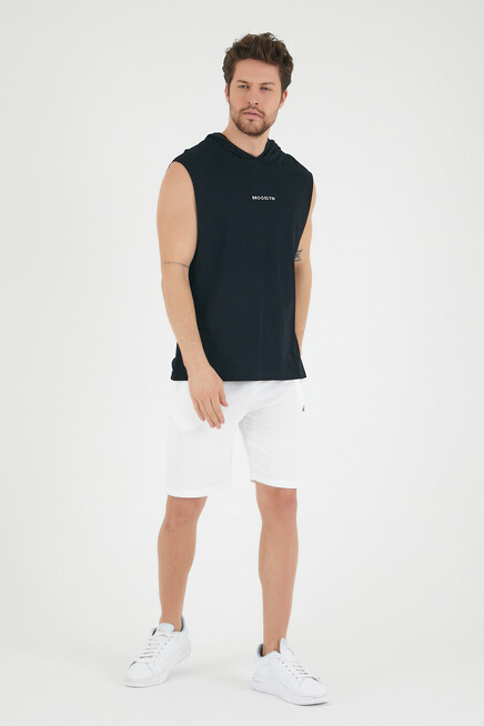 Süperlife Erkek Kapşonlu Regular Fit Brooklyn Baskılı Tişört SPR22TS121