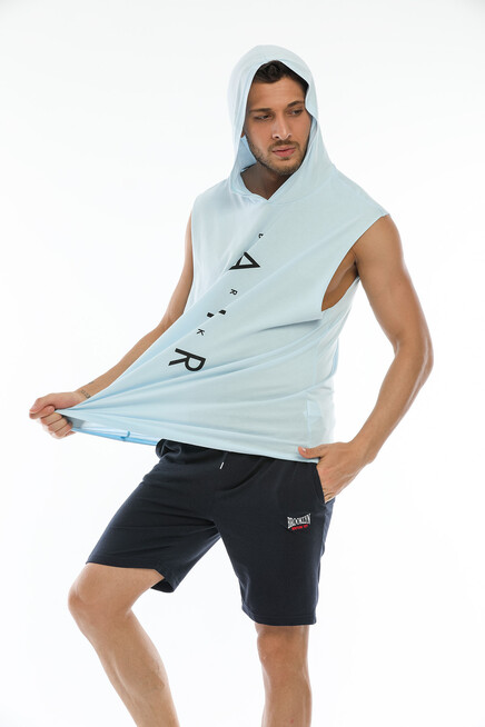 Süperlife Erkek Kapşonlu Standart &Regular Fit  Aır Baskılı Tişort SPR21Y07