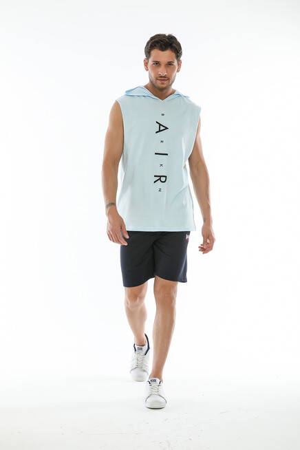 Süperlife Erkek Kapşonlu Standart &Regular Fit  Aır Baskılı Tişort SPR21Y07