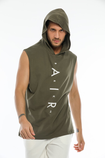 Süperlife Erkek Kapşonlu Standart &Regular Fit  Aır Baskılı Tişort SPR21Y07