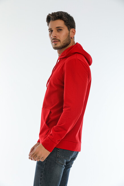 Süperlife Erkek Kapşonlu Regular Fit Brooklyn Baskılı İnce Sweatshirt SPR22SW161