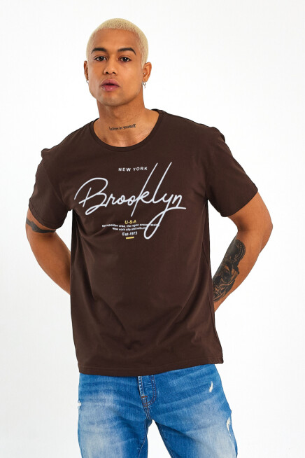 Süperlife Erkek Bisiklet Yaka Standart &Regular Fit Tişort SPR22TS110